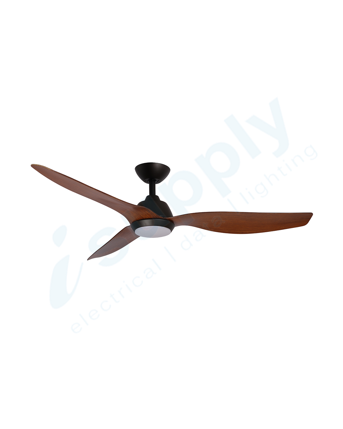 Martec Malibu 1320mm DC Ceiling Fan with 15w LED Light Tricolour Old Bronze/Walnut MMF1333OWR