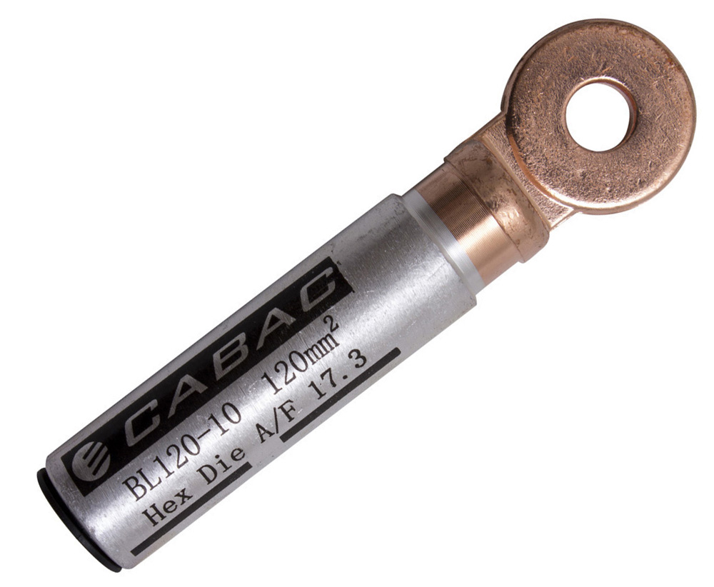 CABAC BI-METAL LUG 120MM2-STD10MM BL120-10 x 1/EACH