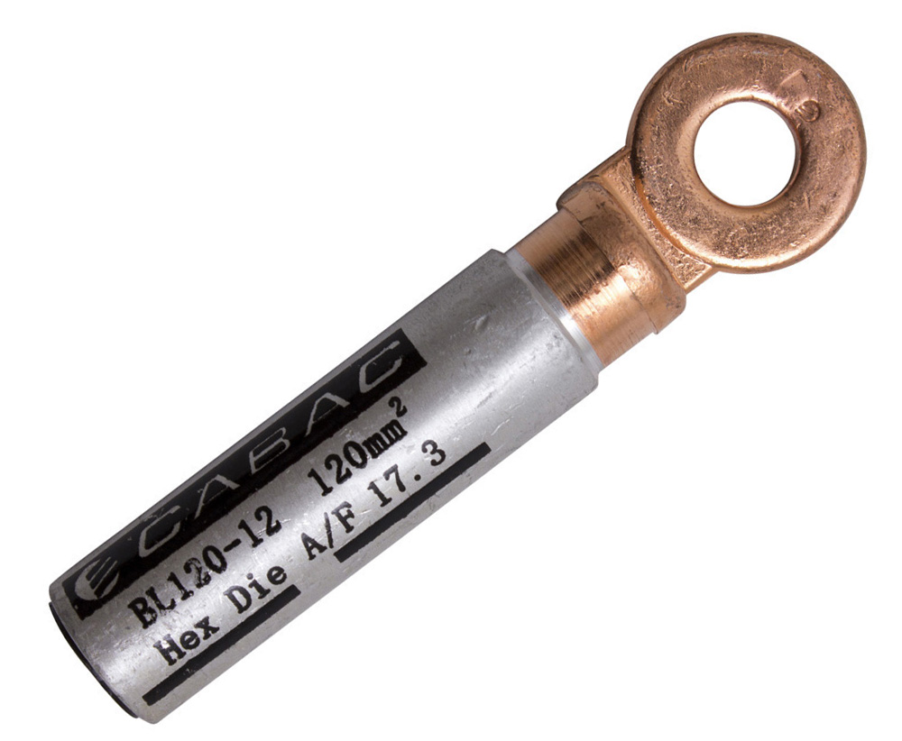 CABAC BI-METAL LUG 120MM2-STD12MM BL120-12 x 1/EACH