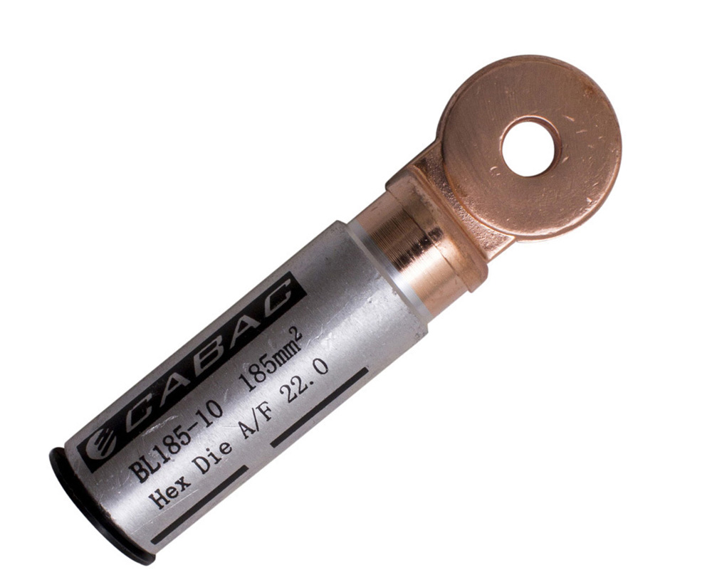 CABAC BI-METAL LUG 185MM2-STD10MM BL185-10 x 1/EACH