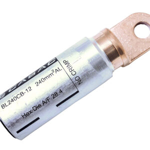 CABAC BI-METAL CIRC BREACHK LUG 185MM2 8MM STUD BL185CB-8 x 1/EACH