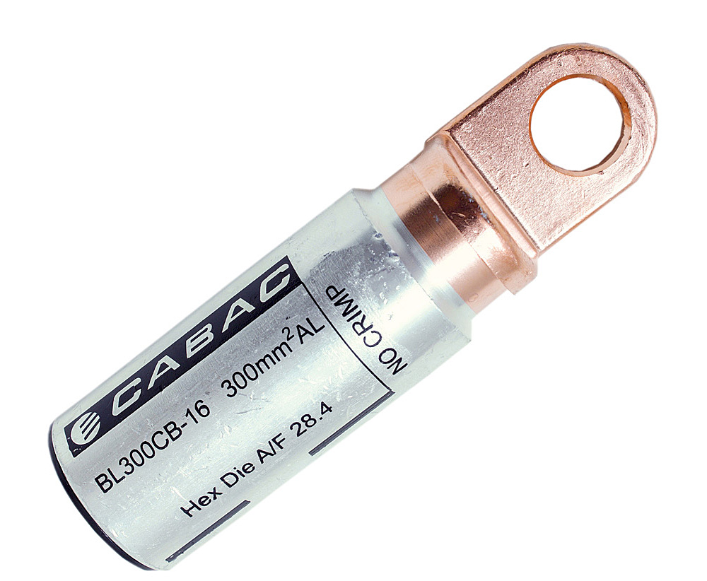 CABAC BI-METAL CIRC BREACHK LUG 300MM2 10MM STUD BL300CB-10 x 1/EACH