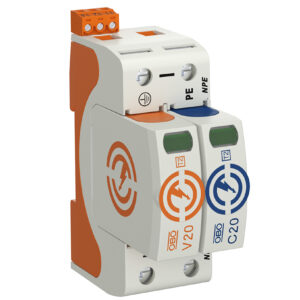 OBO Bettermann SURGE DEV V20 TYPE 2 1P+N 40KA + SENSOR V20-1-NPE-FS-280 x 1 /EACH