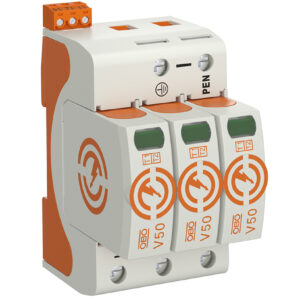 OBO Bettermann SURGE DEV V50 TYPE 1+2 3P  50KA + SENSOR V50-3-FS-280 x 1 /EACH