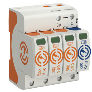 OBO Bettermann SURGE DEV V50 TYPE 1+2 3P+N 50KA V50-3-NPE-280 x 1 /EACH
