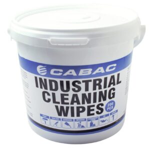 Cabac INDUSTRIAL CLEANING WIPES 200 TUB CABICW200