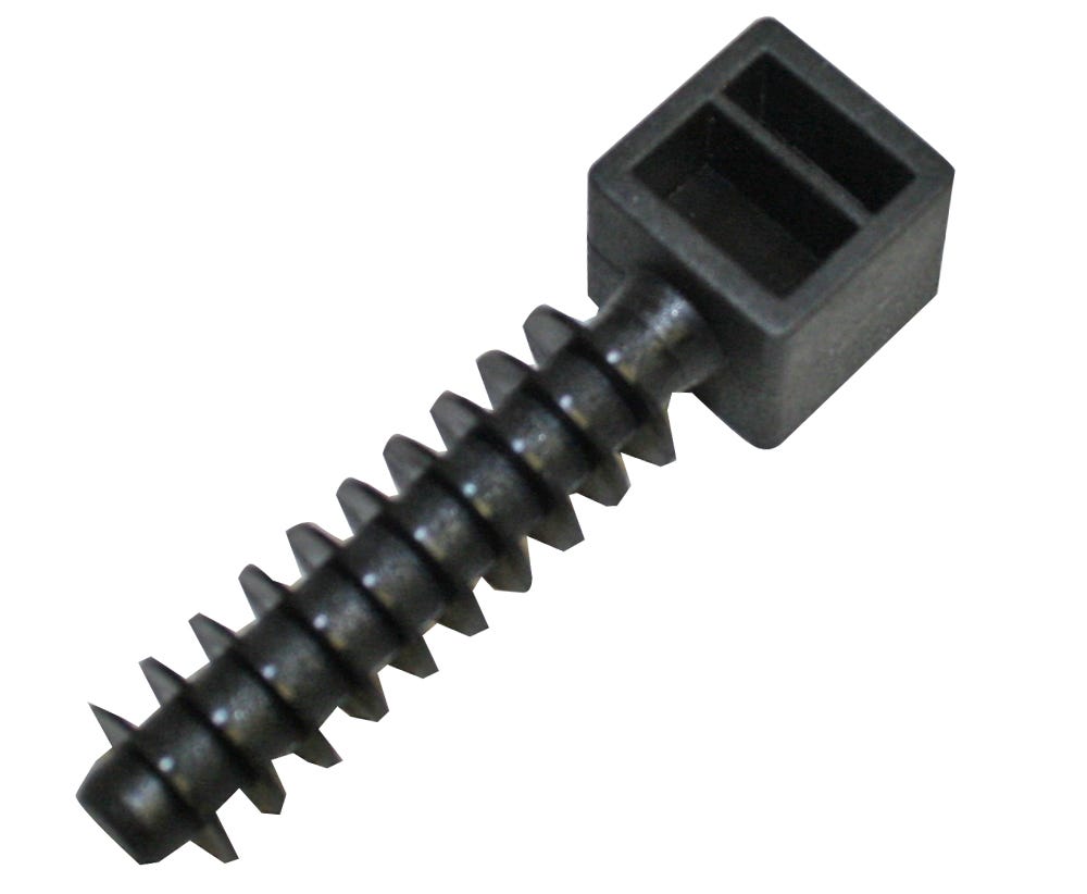 Cabac NYLON CABLE TIE ANCHOR 9MM UV BLACK CH8