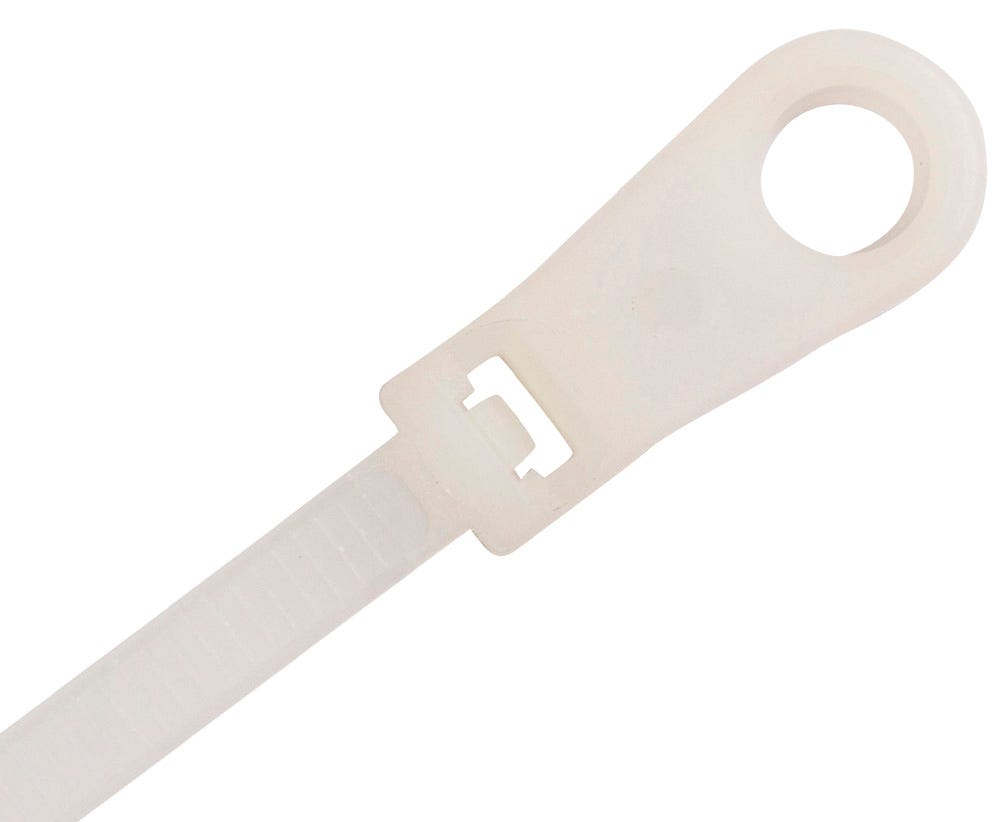 Cabac NYLON MOUNT HEAD CABLE TIE 150 X 3.6MM N CT140MH/NT