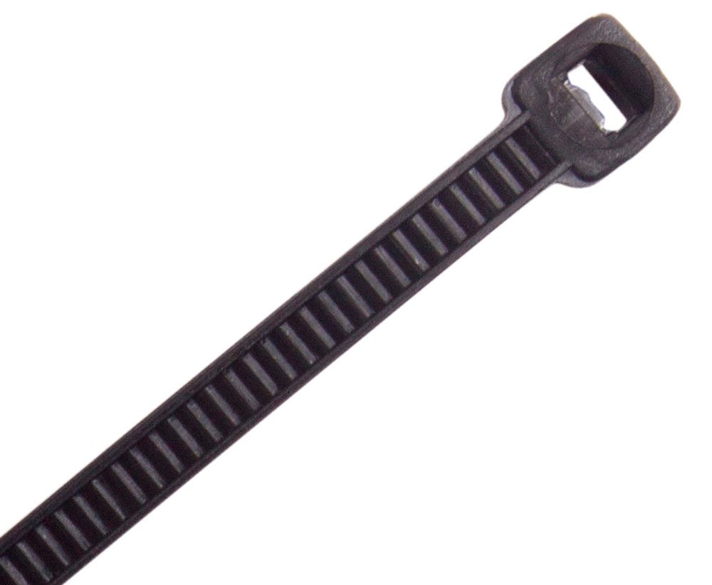 Cabac NYLON CABLE TIE 200 X 4.8MM UV BLACK CT200BK/100
