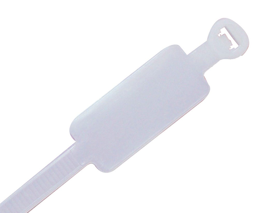 Cabac NYLON ID CABLE TIE 200 X 4.6MM NAT CT200ID/NT