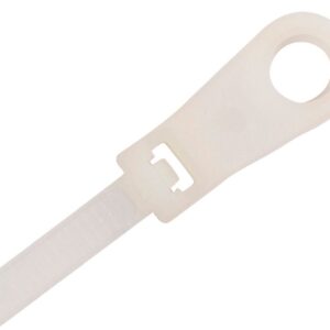 Cabac NYLON MOUNT HEAD CABLE TIE 200 X 4.8MM N CT200MH/NT