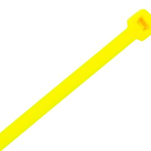 Cabac NYLON CABLE TIE 200 X 4.8MM YELLOW CT200YL/100