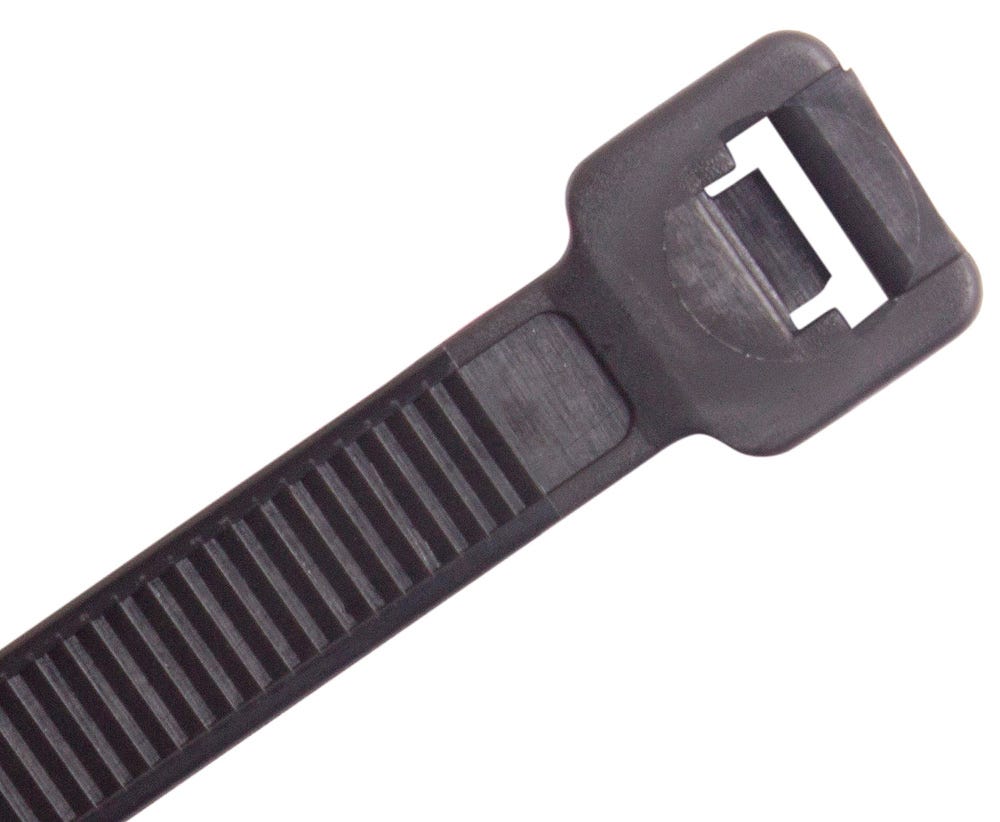 Cabac NYLON CABLE TIE HEAVY DUTY 200X7.6MM UV CT203BK-HD