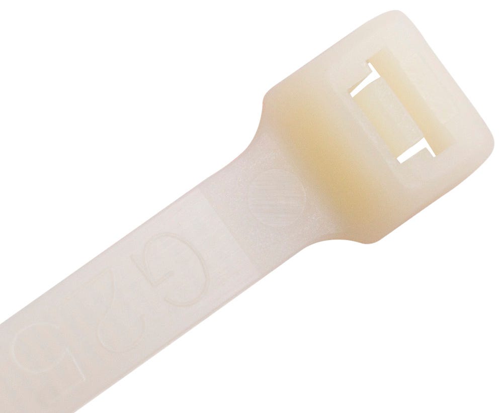 Cabac NYLON CABLE TIE HEAVY DUTY 200X7.6MM NAT CT203NT-HD