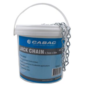 Cabac JACK CHAIN IN BUCKET 2.7MM X 30M JC2730