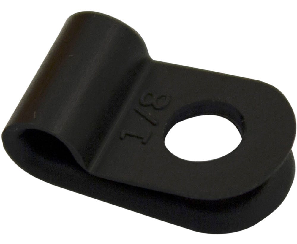 Cabac P CLIP NYLON 25.4 MM CABLE BLACK PCBK-25 x 25