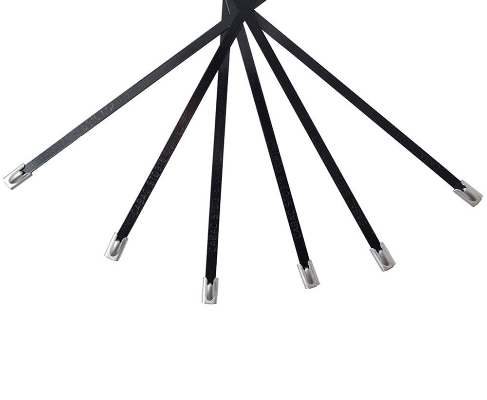Cabac S/S 316 STANDARD TIE COAT 200MM X 4.6MM STFC200-316S