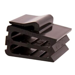 Ty-Rap ACETAL 8 CABLE W STYLE EDGE CLP BLK 50PK TC403