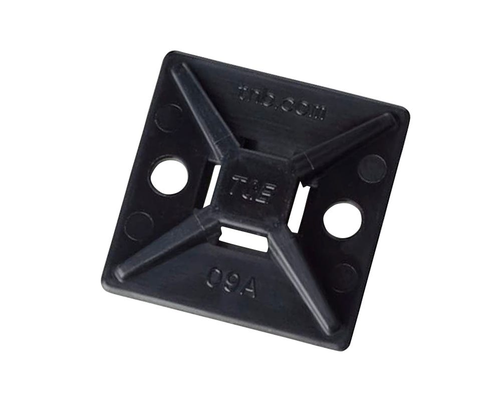 Ty-Rap SELF ADHESIVE MNT 28MM PA 6.6 UV 100PK TC5345AX