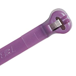 Ty-Rap PA6.6 C/TIE 130N 284X3.6MM PURPLE 1000PK TY26M-7