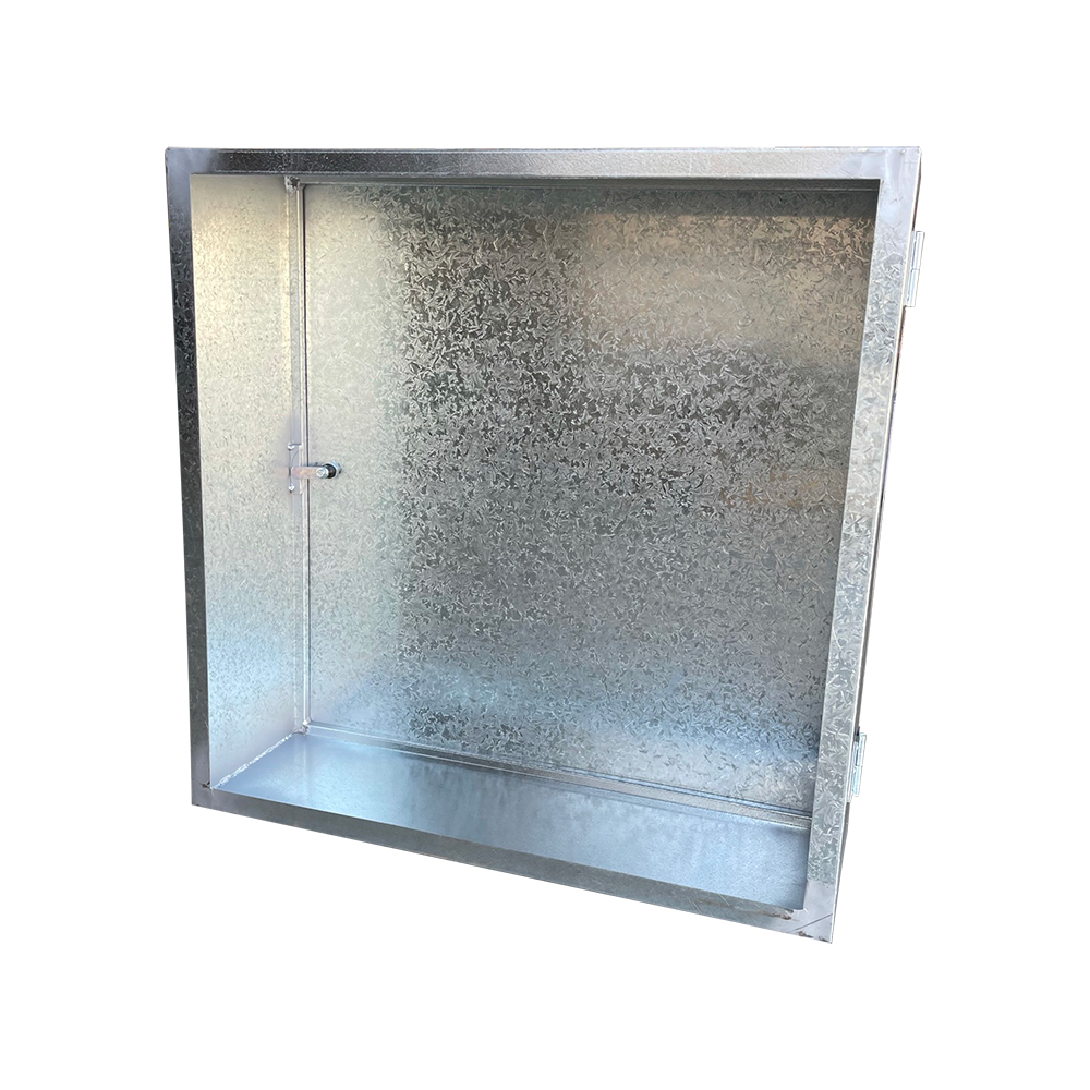 Hinged custom meter box cover