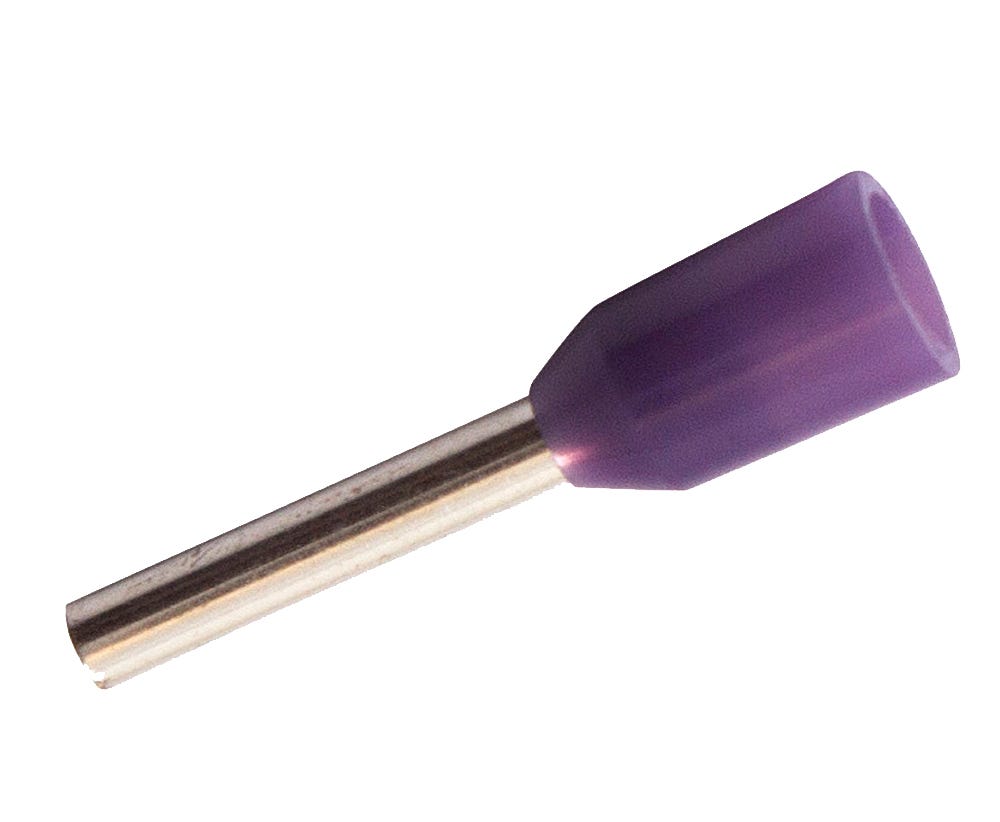 Cabac BOOT LACE PIN 0.25MM2-VIOLET HF BLP025 x 100