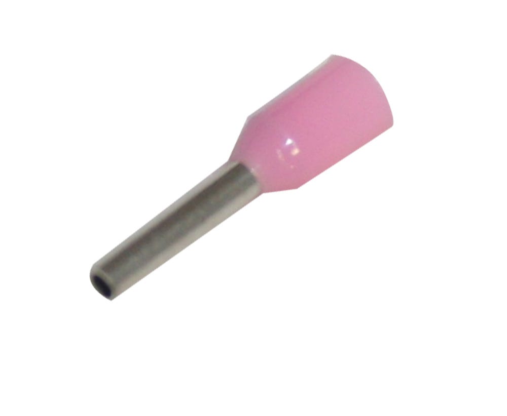 Cabac BOOT LACE PIN 0.34MM2-PINK HF BLP034 x 100