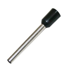 Cabac BOOT LACE PIN 1.5MM2-BLACK L18 HF BLP150-18 x 100