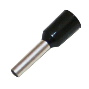 Cabac BOOT LACE PIN 1.5MM2-BLACK 500PK HF BLP150/500 x 500