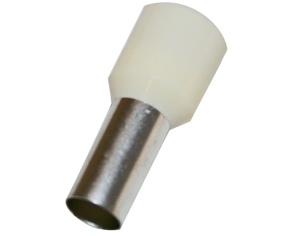 Cabac BOOT LACE PIN 16MM2-IVORY WHITE HF BLP1600 x 25