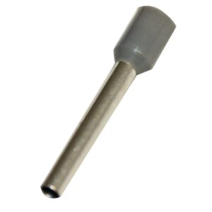 Cabac BOOT LACE PIN 2.5MM2 18MM  GREY HF BLP250-18 x 100