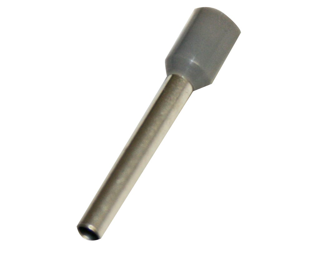 Cabac BOOT LACE PIN 2.5MM2 18MM GREY HF BLP250-18 x 100