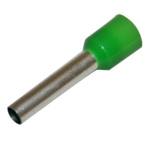 Cabac BOOT LACE PIN 6MM2-GREEN L18 HF BLP600-18 x 50