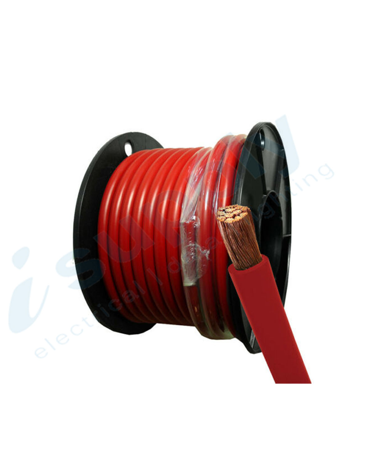 65mm² Single Core Automotive battery cable 24V DC 100m Red EBS00-100M-RED