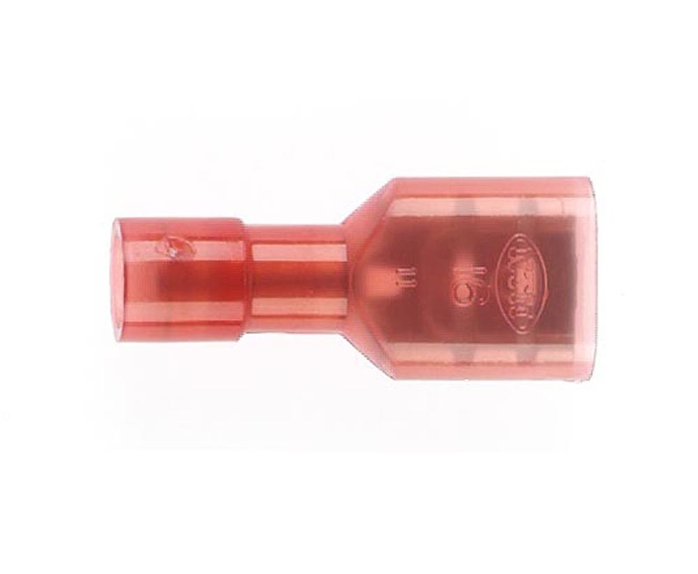 Cabac FULLY INS.Q/C 6.4 X 0.8MM DG RED FIQC1.25-6.4DG x 50