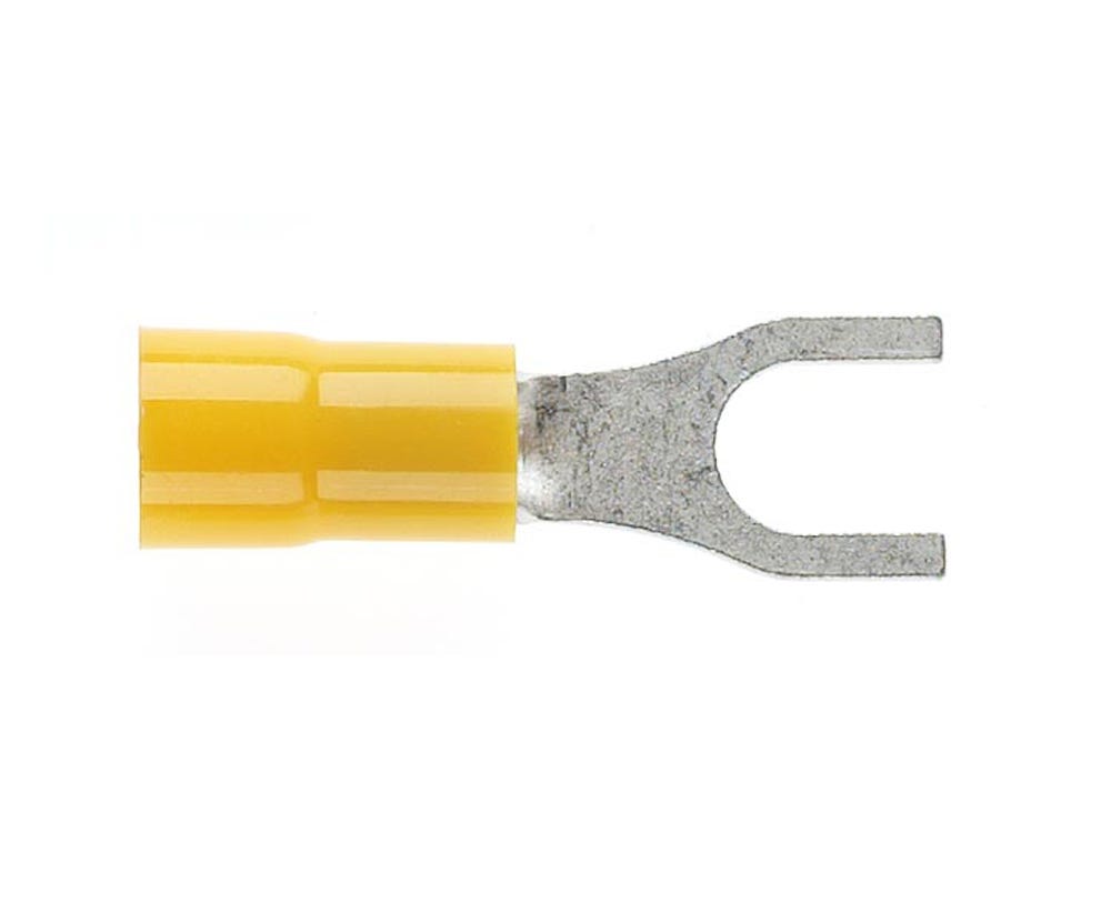 Cabac FORKED SPADE 5MM YELLOW DG FS0.3-5DG x 100