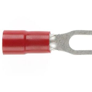 Cabac FORKED SPADE 3MM RED FS1.25-3 x 100