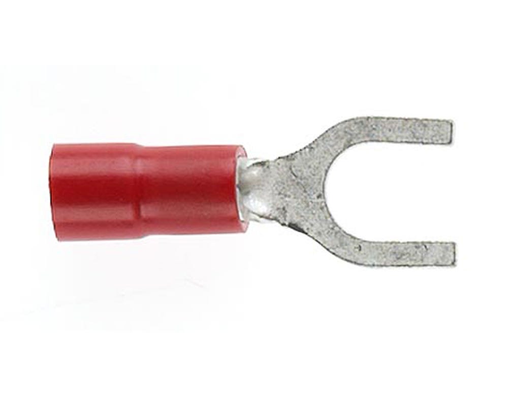 Cabac FORKED SPADE 6MM RED DG FS1.25-6DG x 50