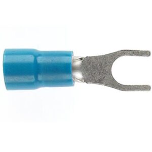 Cabac FORKED SPADE 4MM BLUE DG FS2-4DG x 100