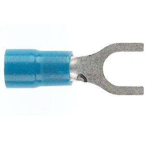 Cabac FORKED SPADE 4MM BLUE FS2-4 x 100