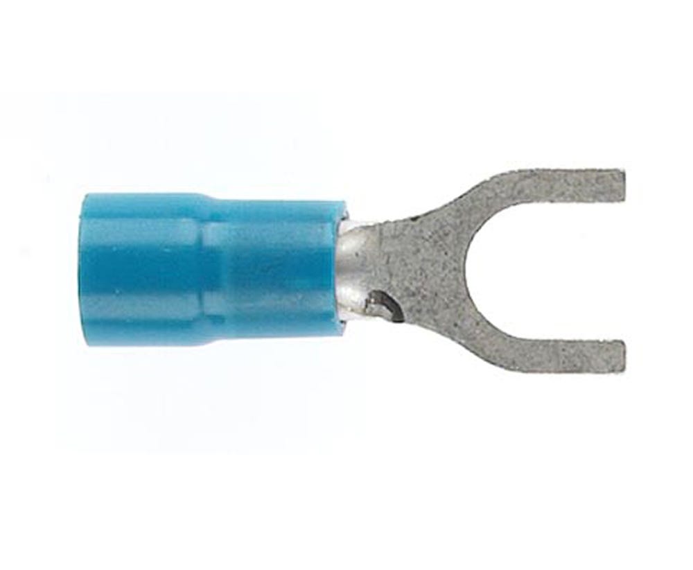 Cabac FORKED SPADE 4MM BLUE FS2-4 x 100
