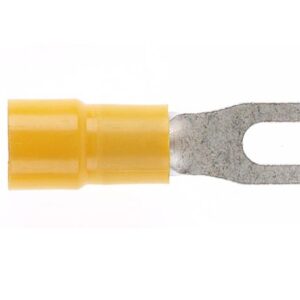 Cabac FORKED SPADE 4MM YELLOW DG FS5.5-4DG x 50