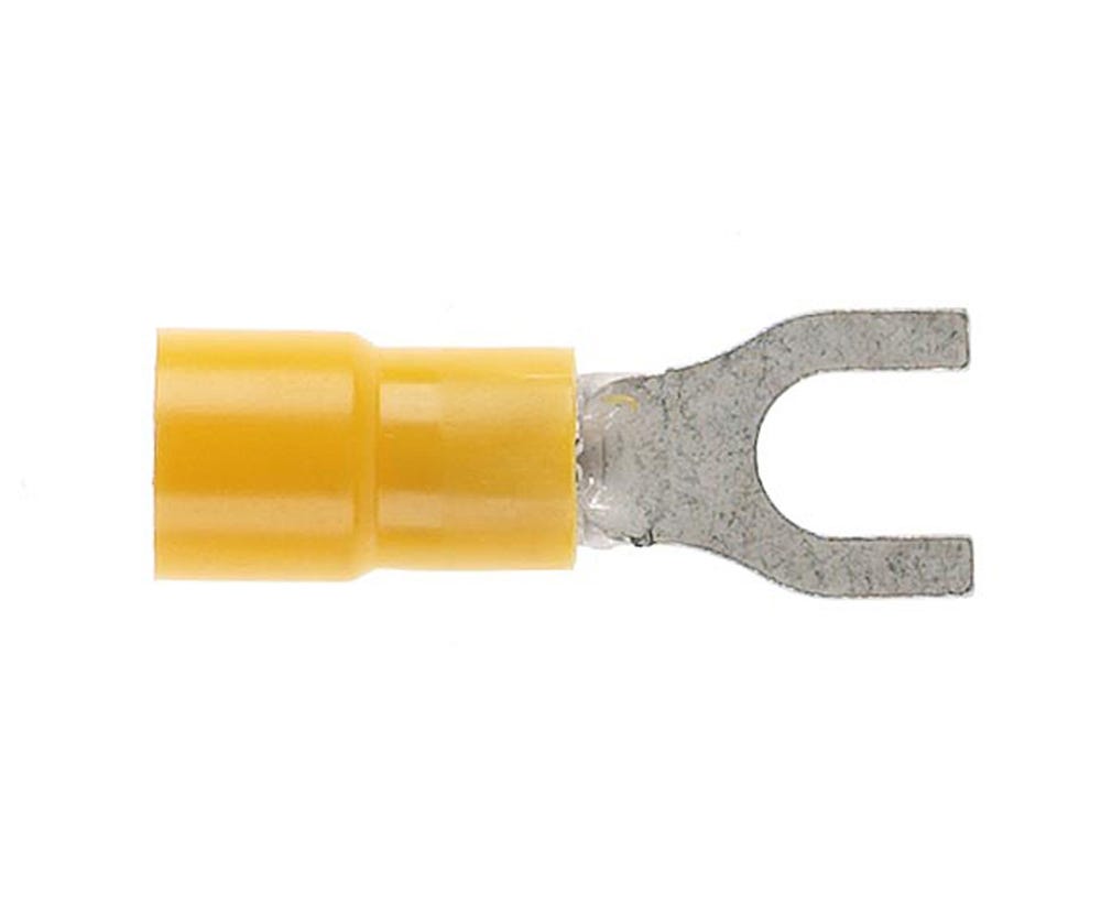 Cabac FORKED SPADE 6MM YELLOW DG FS5.5-6DG x 25