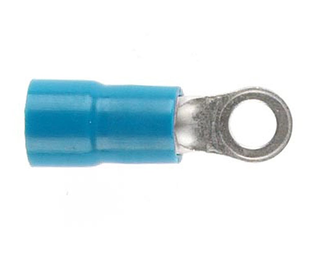 Cabac BLUE RING TERMINAL 3MM STUD DG RT2-3DG x 100