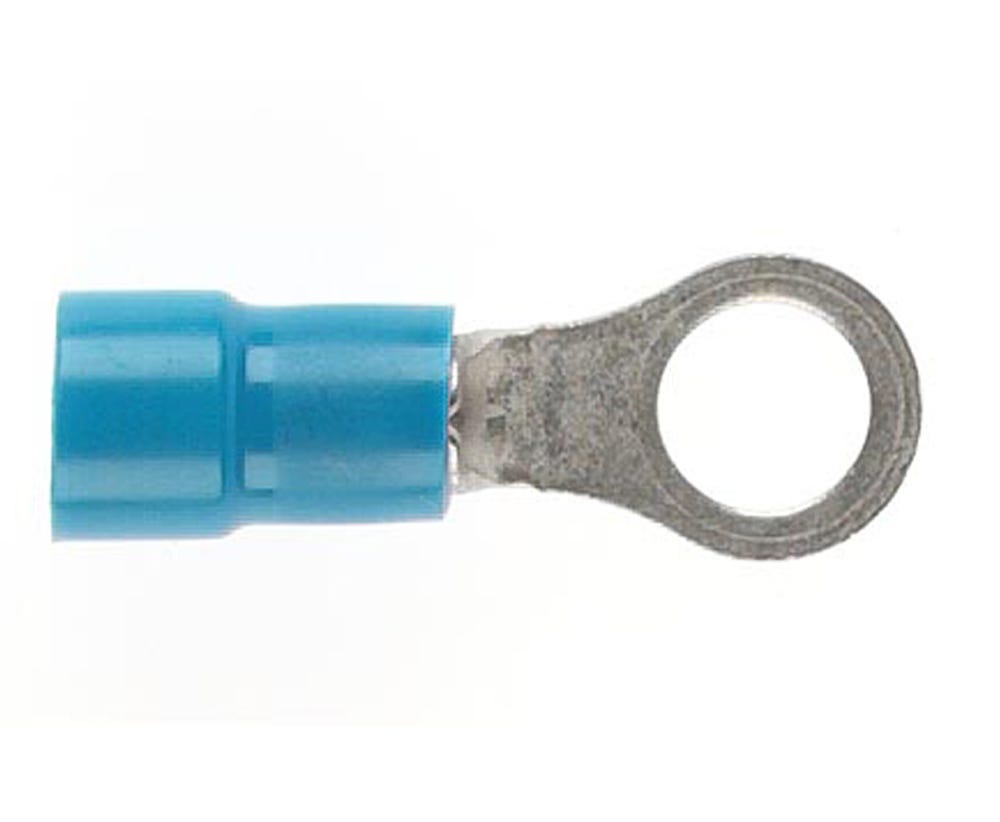 Cabac BLUE RING TERMINAL 5MM STUD RT2-5 x 100