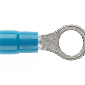 Cabac BLUE RING TERMINAL 6MM STUD RT2-6 x 50