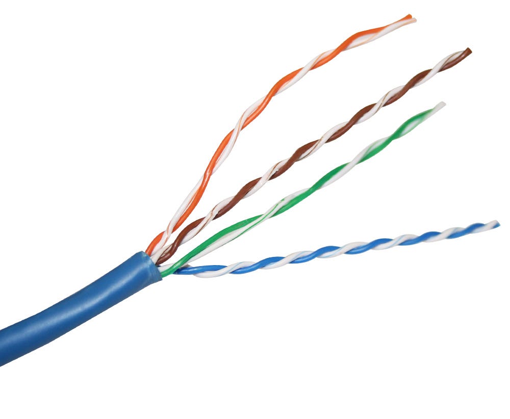 Cabac DATA CABLE CAT5E UTP SOLID BLUE 305M C5EUTP