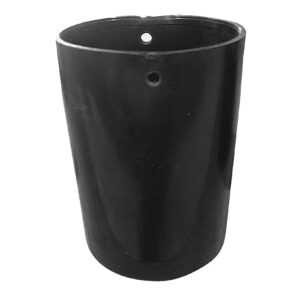 Kulak SHROUD FLAT TOP 150MM X 95MMD - 5MM HOLE ISP-BK-LG-FT