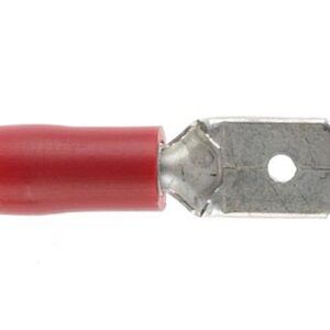 Cabac MALE TAB Q/C 6.4 X 0.8MM DG RED MT1.25-6.4DG x 100