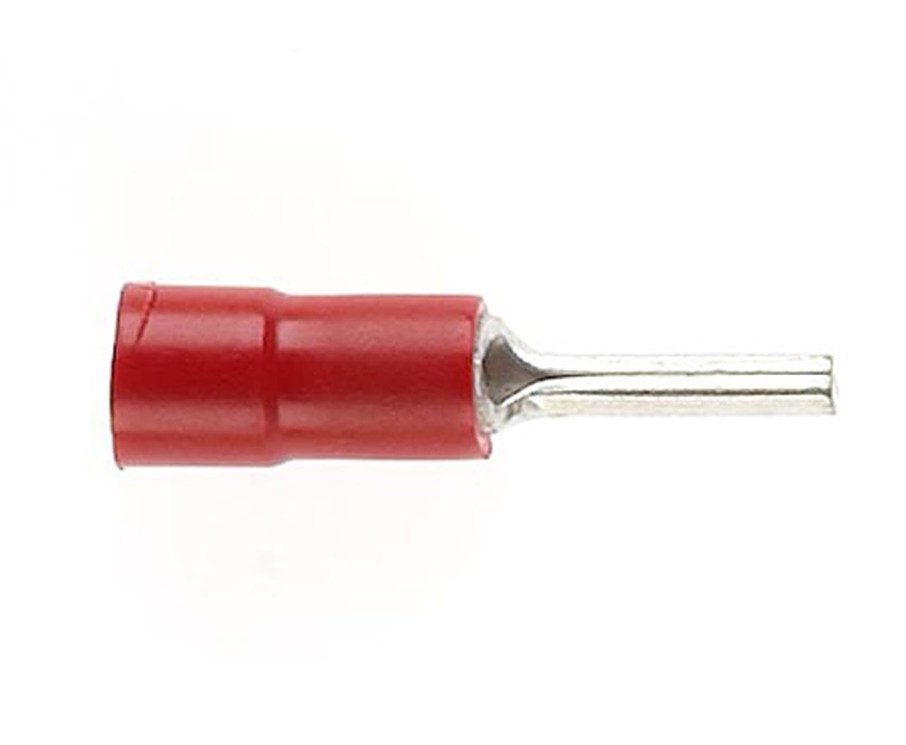 Cabac PIN CONNECTOR RED WIRE RANGE 0.5-1MM2 PC1.25 x 100